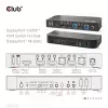 CLUB3D KVM Switch DisplayPort/HDMI per Dual DisplayPort 4K 60Hz