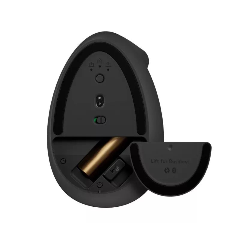 LOGITECH mouse wireless Lift For Business per destrorsi graphite/nero