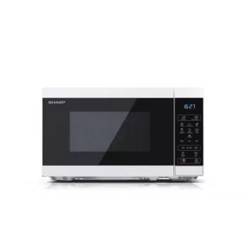 Sharp YC-MS02E-W microonde nero, bianco forno a microonde solo da tavolo 20 L 800 W