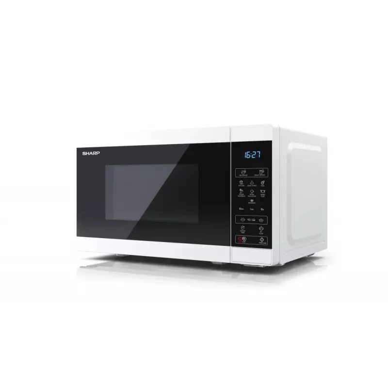Sharp YC-MS02E-W microonde nero, bianco forno a microonde solo da tavolo 20 L 800 W