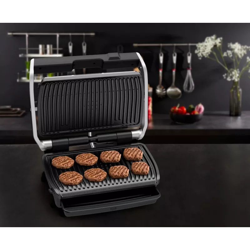 Piastra grill Tefal OptiGrill Elite XL GC760D acciaio inox 2200W