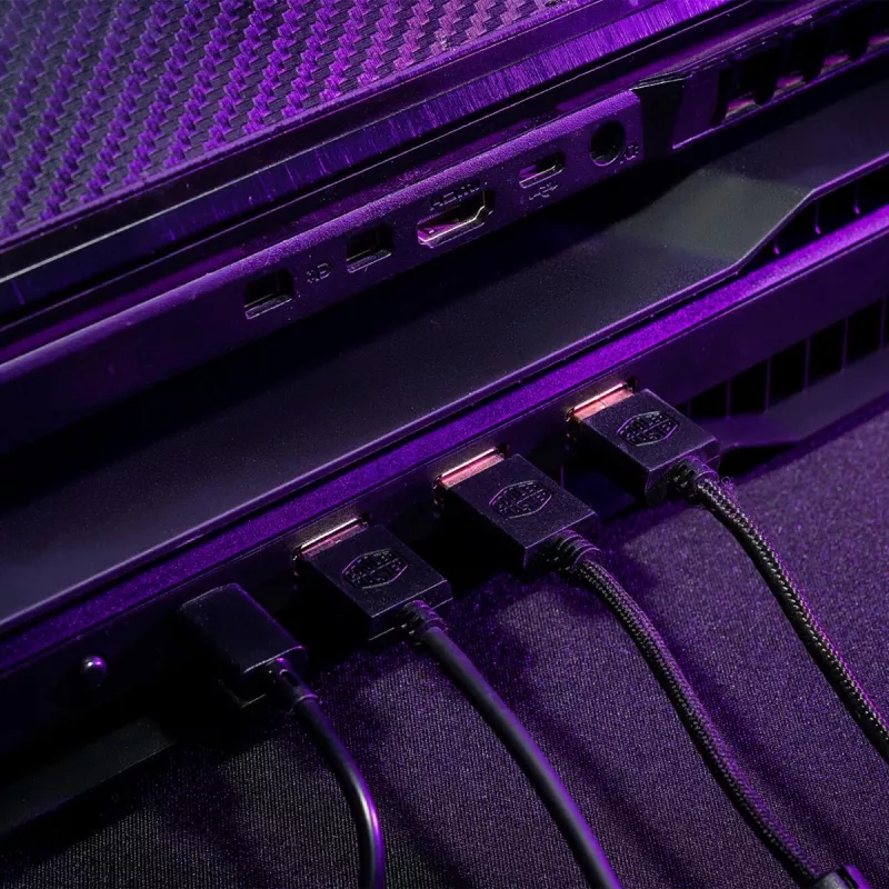 Cooler Master NotePal X150 Spectrum base di raffreddamento per laptop fino a 17 pollici, con hub USB a 4 porte