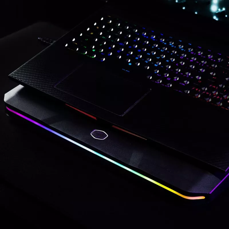 Cooler Master NotePal X150 Spectrum base di raffreddamento per laptop fino a 17 pollici, con hub USB a 4 porte