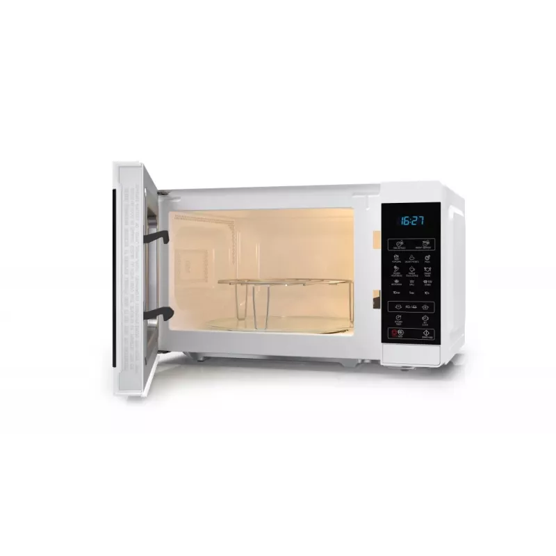 Sharp YC-MG02E-W microonde blu, bianco forno da tavolo 20 L 800 W