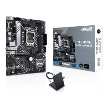 Scheda madre ASUS PRIME H610M-A WIFI D4 — Intel H610, LGA1700, micro ATX, DDR4, 2x DIMM, Wi‑Fi 5, Bluetooth 5.0, 2x M.2, HDMI 2.1, DP 1.4