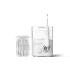 Idropulsore Philips Power Flosser 7000 HX3911/40, a batteria, bianco, caricabatterie AC universale