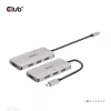 CLUB3D hub USB-A 4 porte per USB-C – trasferimento veloce 10 Gbps