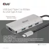 CLUB3D hub USB-A 4 porte per USB-C – trasferimento veloce 10 Gbps