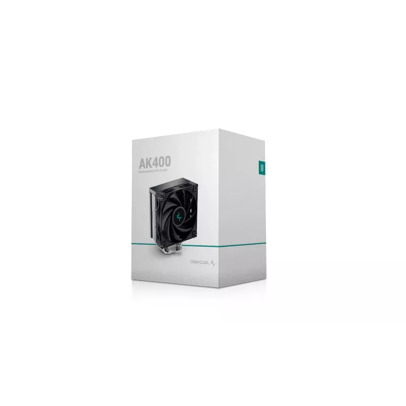 DEEPCOOL dissipatore CPU AK400 torre heatpipe 12 cm – nero
