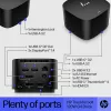 HP Thunderbolt Dock 120W G4, cablato, Thunderbolt 4, nero, Kensington, Cina, Thailandia, Taiwan, business