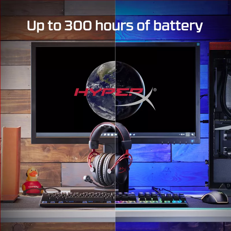 HyperX Cloud Alpha - Headset da gaming wireless (nero-rosso)