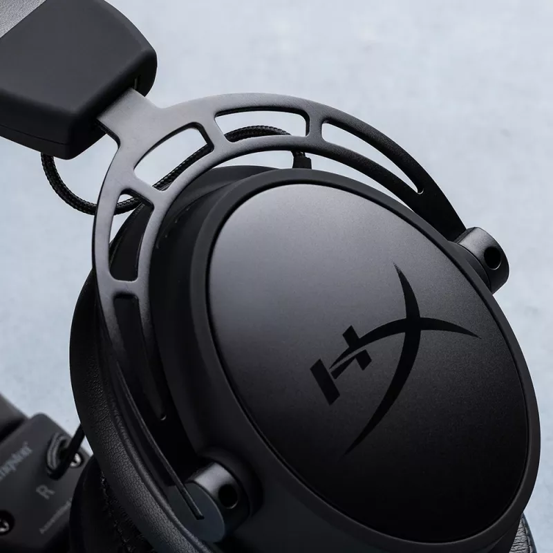 HyperX Cloud Alpha - Headset da gaming wireless (nero-rosso)