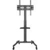 Supporto multimediale Goobay 59507 nero acciaio altezza 1540 mm