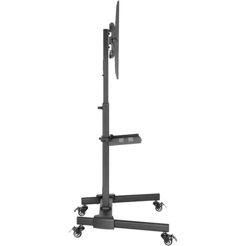 Supporto multimediale Goobay 59507 nero acciaio altezza 1540 mm
