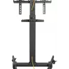 Supporto multimediale Goobay 59507 nero acciaio altezza 1540 mm
