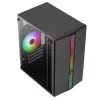 Case Aerocool Evo Mini RGB Micro ATX Mini Tower, nero, con finestra