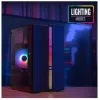 Case Aerocool Evo Mini RGB Micro ATX Mini Tower, nero, con finestra