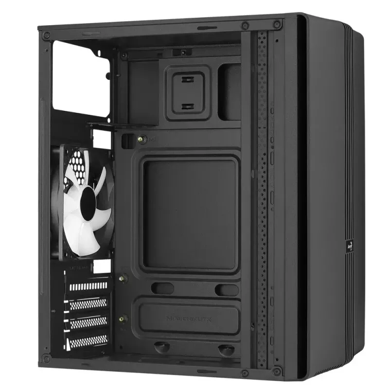 Case Aerocool Evo Mini RGB Micro ATX Mini Tower, nero, con finestra