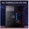 Case Aerocool Evo Mini RGB Micro ATX Mini Tower, nero, con finestra