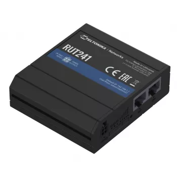 TELTONIKA RUT241 Router industriale 4G/LTE Wi-Fi 802.11b/g/n 2xRJ45 10/100