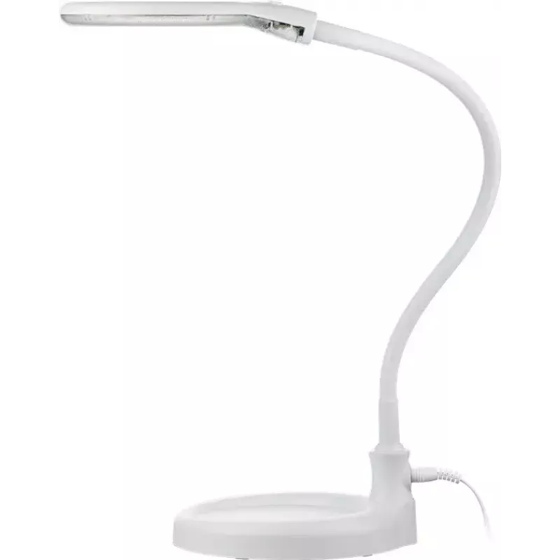 Goobay Lampada LED con lente d'ingrandimento con base e morsetto 6 W ingrandimento 1.75x