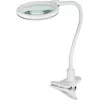 Goobay Lampada LED con lente d'ingrandimento con base e morsetto 6 W ingrandimento 1.75x