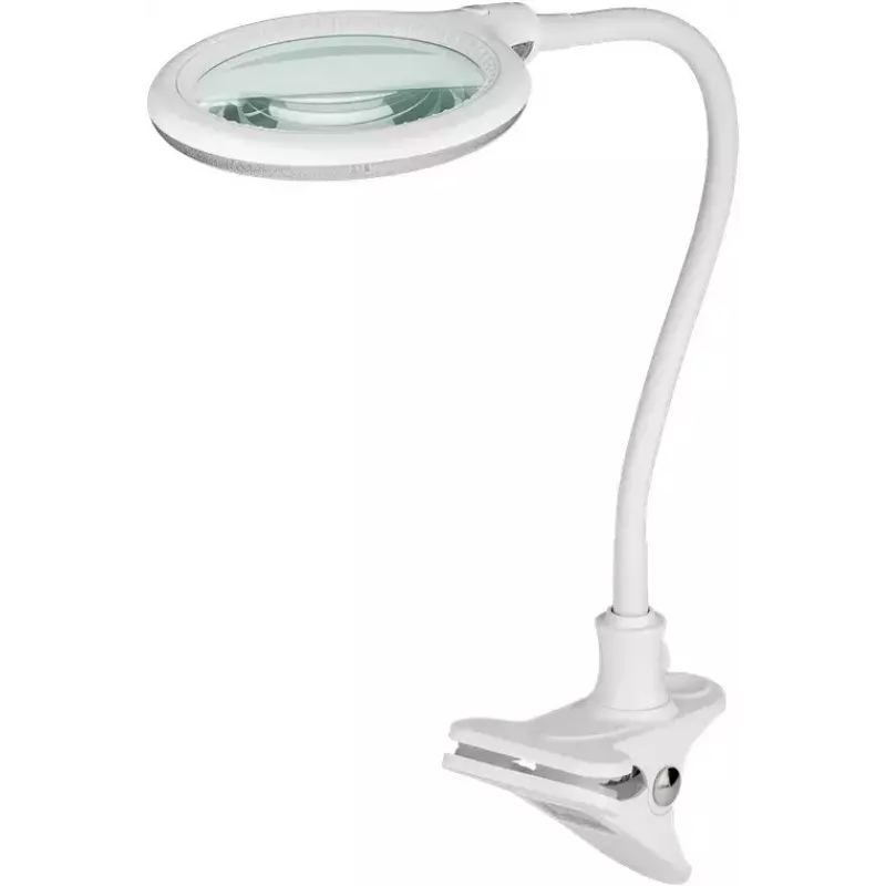 Goobay Lampada LED con lente d'ingrandimento con base e morsetto 6 W ingrandimento 1.75x