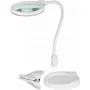 Goobay Lampada LED con lente d'ingrandimento con base e morsetto 6 W ingrandimento 1.75x