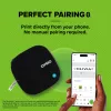 DYMO LetraTag 200B Etichettatrice Bluetooth | Etichettatrice compatta | Si connette tramite tecnologia wireless Bluetooth a iOS e Android | Include 1 nastro etichetta in carta bianco | nero