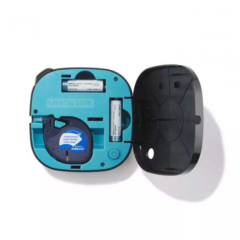 DYMO LetraTag 200B Etichettatrice Bluetooth | Etichettatrice compatta | Si connette tramite tecnologia wireless Bluetooth a iOS e Android | Include 1 nastro etichetta in carta bianco | nero