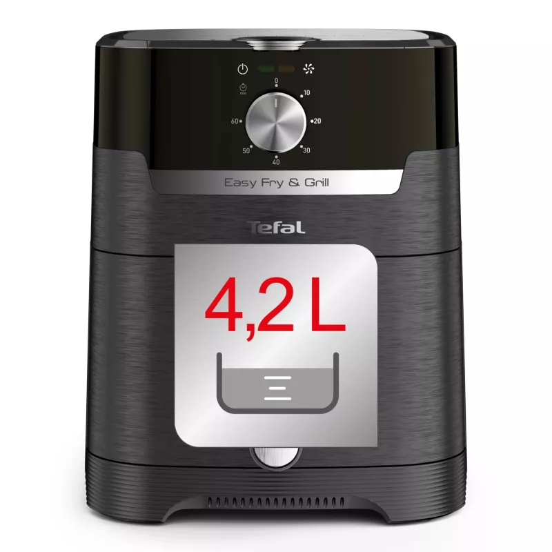 Tefal Easy Fry & Grill EY5018 Singolo 4,2 L A sé stante 1550 W Friggitrice ad aria calda nero