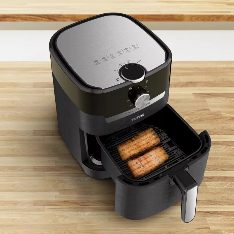 Tefal Easy Fry & Grill EY5018 Singolo 4,2 L A sé stante 1550 W Friggitrice ad aria calda nero