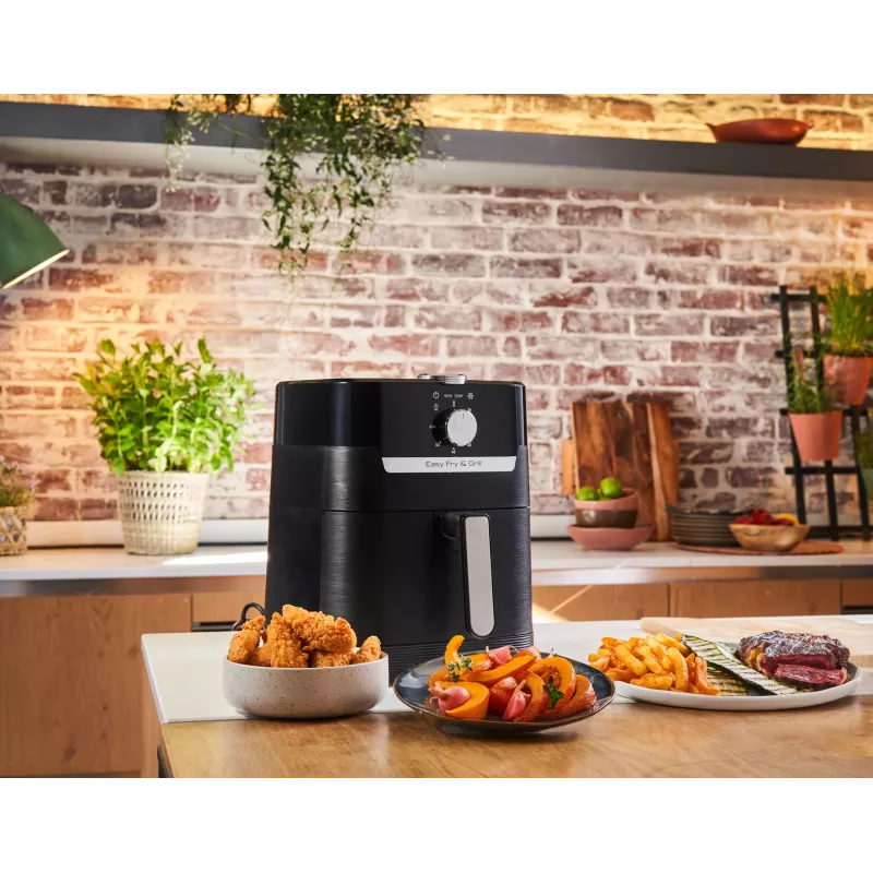 Tefal Easy Fry & Grill EY5018 Singolo 4,2 L A sé stante 1550 W Friggitrice ad aria calda nero