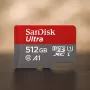 WESTERN DIGITAL SanDisk Ultra micro SDXC 512GB più adattatore SD 150MB/s A1 Class 10 UHS-I