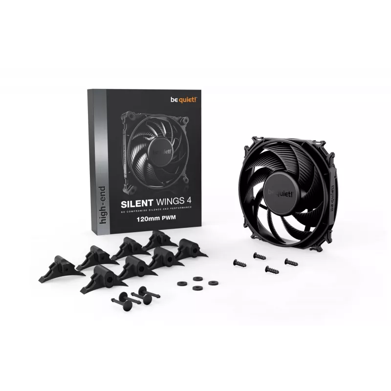 be quiet SILENT WINGS 4 | Ventola per case PC 120mm PWM 12 cm nero 1 pz.