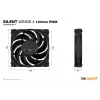 be quiet SILENT WINGS 4 | Ventola per case PC 120mm PWM 12 cm nero 1 pz.