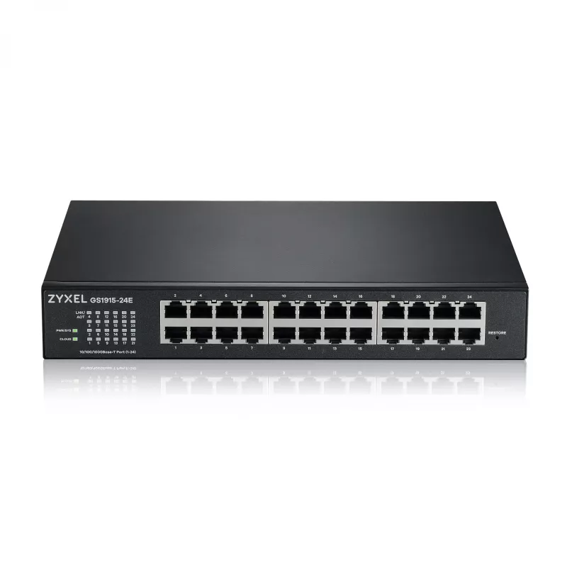 Switch Managed Zyxel GS1915-24E L2 Gigabit Ethernet 24 porte 1U nero