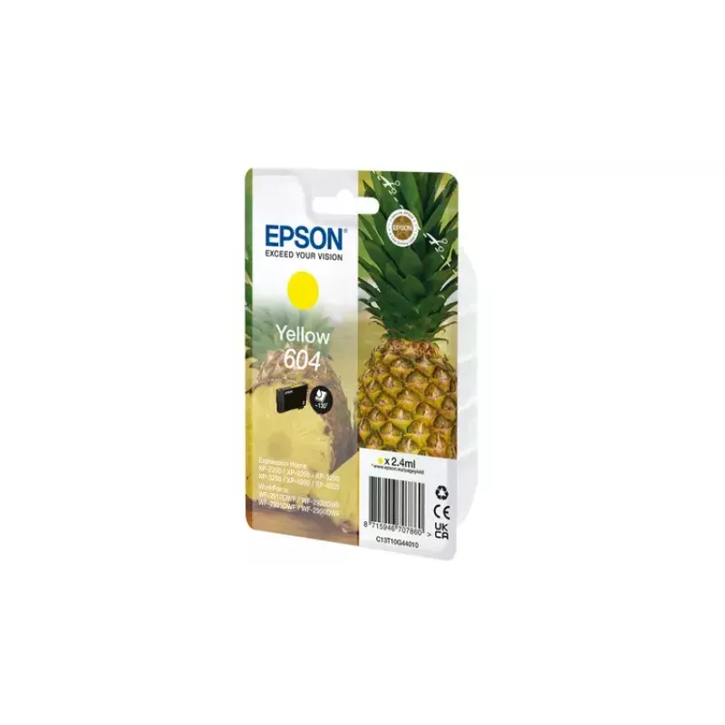 Epson 604 cartuccia d'inchiostro 1 pz. originale standard giallo