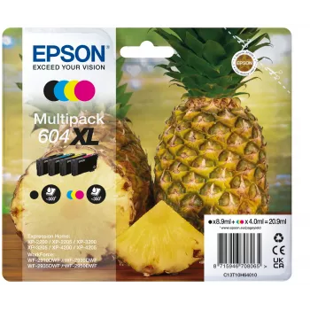 Epson 604XL cartuccia d'inchiostro 4 pz. originale alta resa (XL) nero, ciano, magenta, giallo