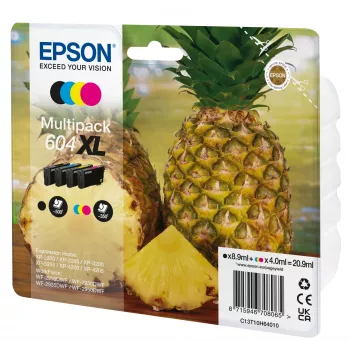 Epson 604XL cartuccia d'inchiostro 4 pz. originale alta resa (XL) nero, ciano, magenta, giallo