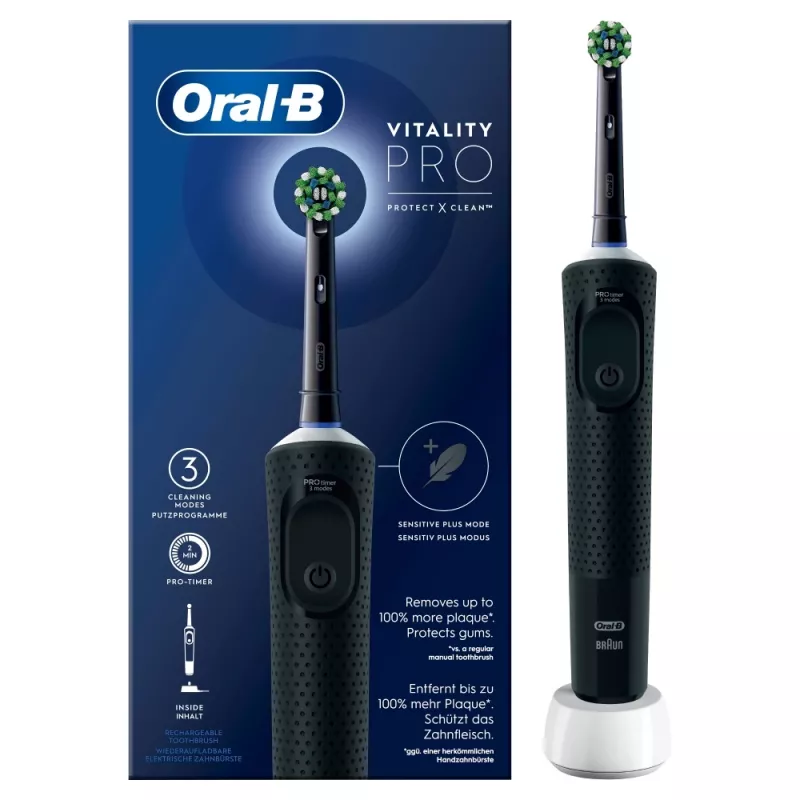 Oral-B Vitality Pro spazzolino rotante per adulti nero