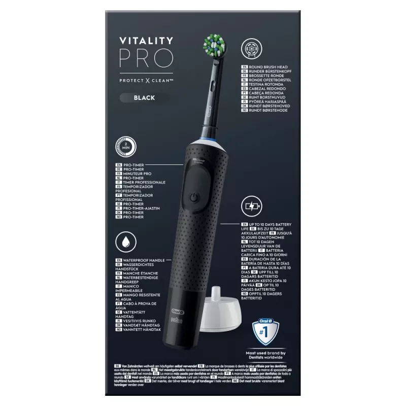 Oral-B Vitality Pro spazzolino rotante per adulti nero