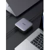Ugreen 40914 Nexode caricabatterie desktop USB-C-USB-A GaN 200W, da interno, AC, 21 V, 5 A, 2 m, nero, grigio