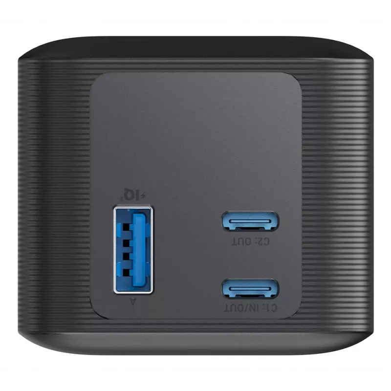 Caricabatterie portatile Anker 737 (A1289011) – 24000 mAh, 140 W, 2× USB-C + 1× USB-A, argento/nero