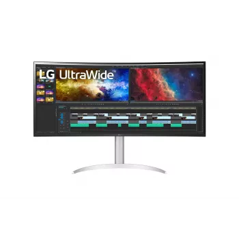 Monitor LG 38BQ85C-W 95,2 cm (37,5 pollici) 3840 x 1600 pixel Quad HD+ bianco