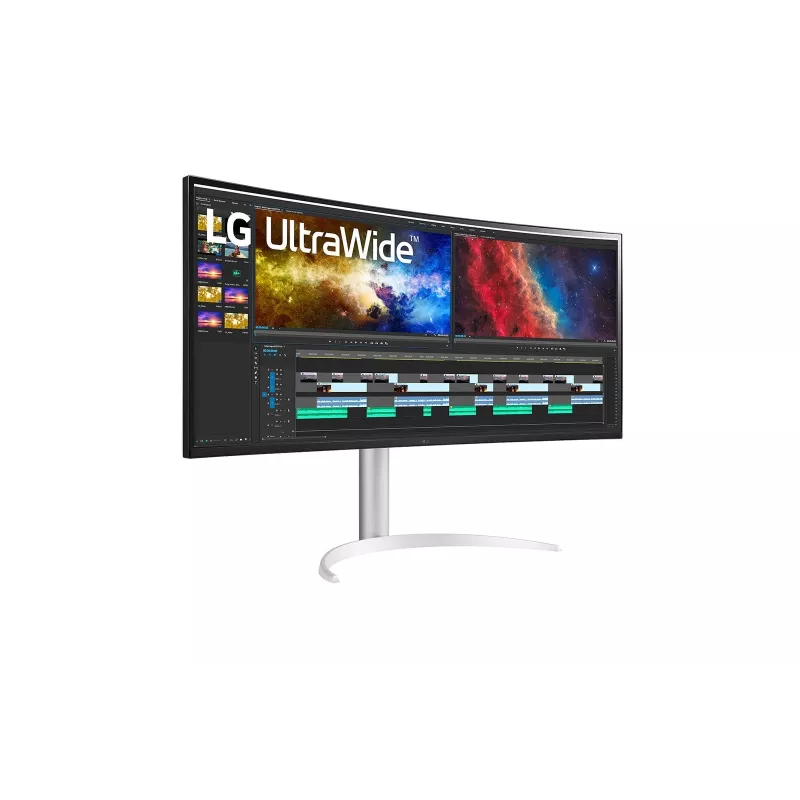 Monitor LG 38BQ85C-W 95,2 cm (37,5 pollici) 3840 x 1600 pixel Quad HD+ bianco