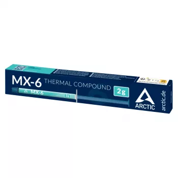 ARCTIC MX-6 ULTIMATE Performance pasta termica, pasta termica, grigio, 2 g, 1 pz., 23 mm, 152 mm