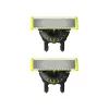 Testina di ricambio Philips Norelco OneBlade QP420/50, argento, 2 testine di ricambio, compatibile con Philips OneBlade