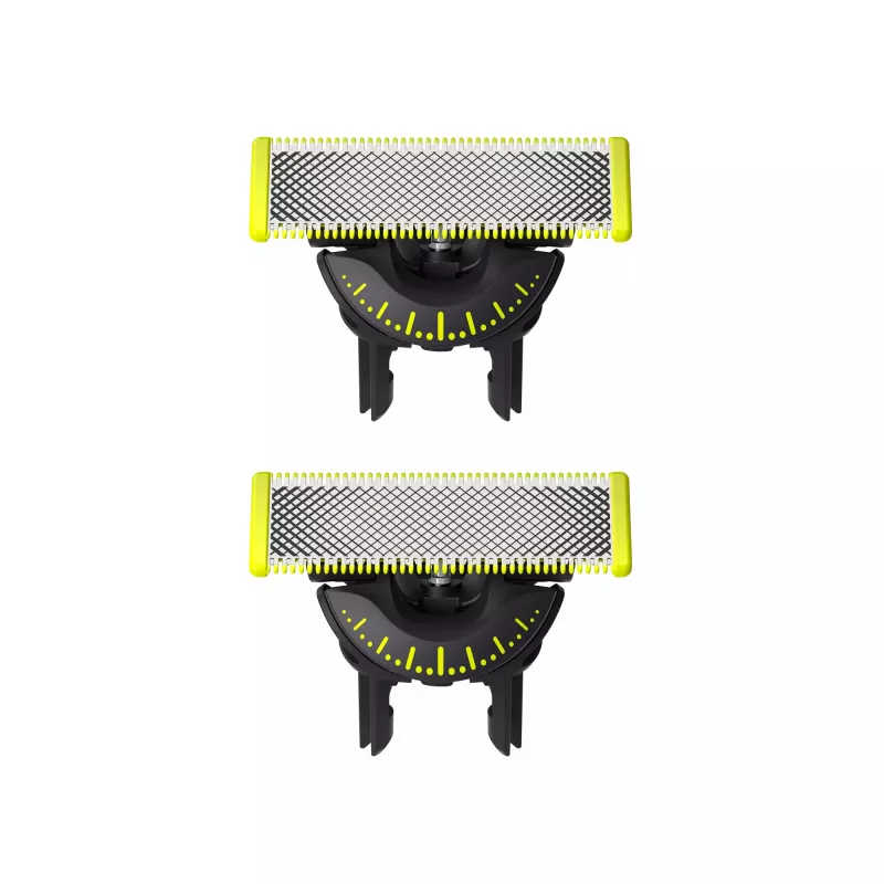 Testina di ricambio Philips Norelco OneBlade QP420/50, argento, 2 testine di ricambio, compatibile con Philips OneBlade
