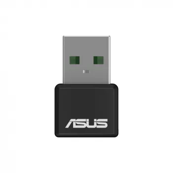 Adattatore di rete ASUS USB-AX55 Nano AX1800 Wi-Fi 6 Dual Band adattatore USB WLAN, 1800 Mbps, nero